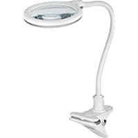 Goobay 55980 Lámpara de aumento LED con pinza-lámpara de aumento de plástico - 6 W de consumo- temperatura de color 6200…